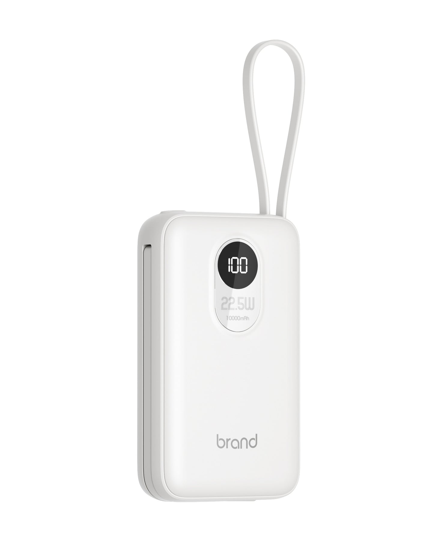 Tragbare Powerbank mit Digitaler Ladestandsanzeige und Intelligentem Ladeanschluss Brehn