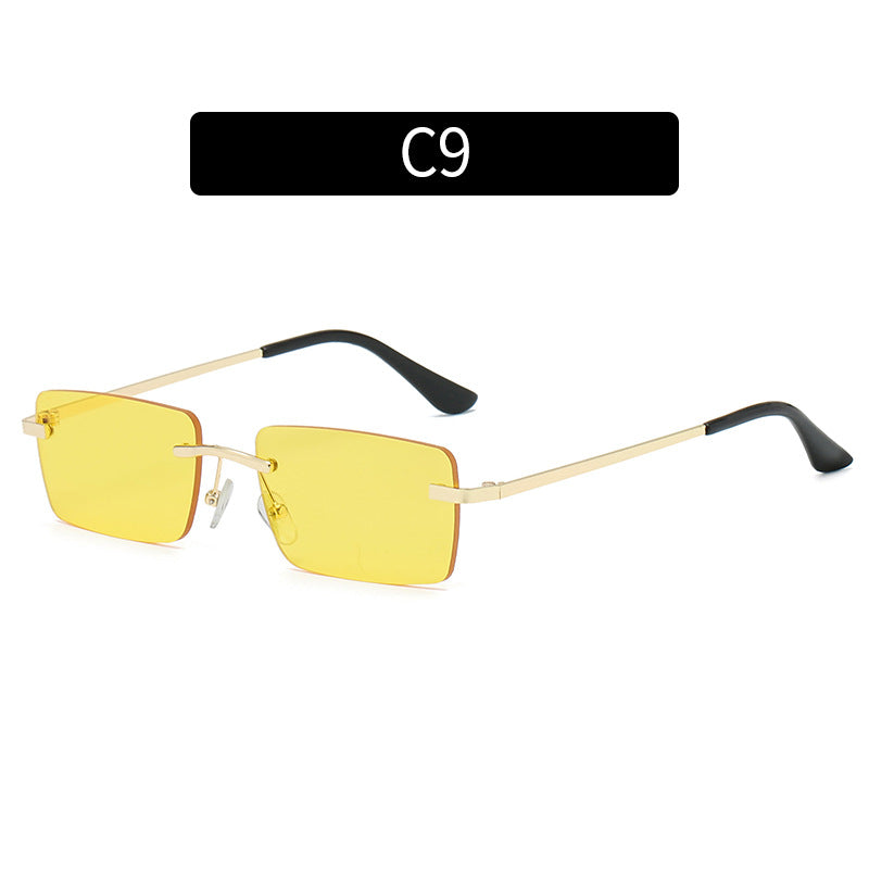 Retro Rechteckige Rahmen Sonnenbrille
