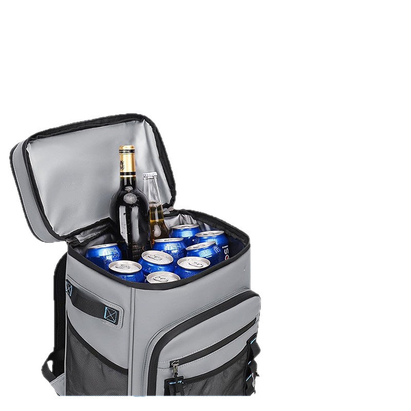 Unisex nan isothermer Rucksackkühlbox mit robustem Boden, wasserabweisender Oberfläche und mehreren Außentaschen Brehn