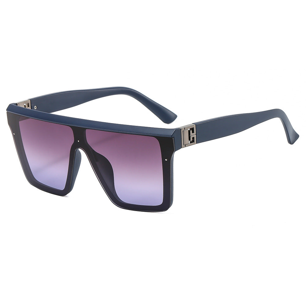 Damen oversized Sonnenbrille im trendigen Stil mit breiter Rahmenkonstruktion Brehn
