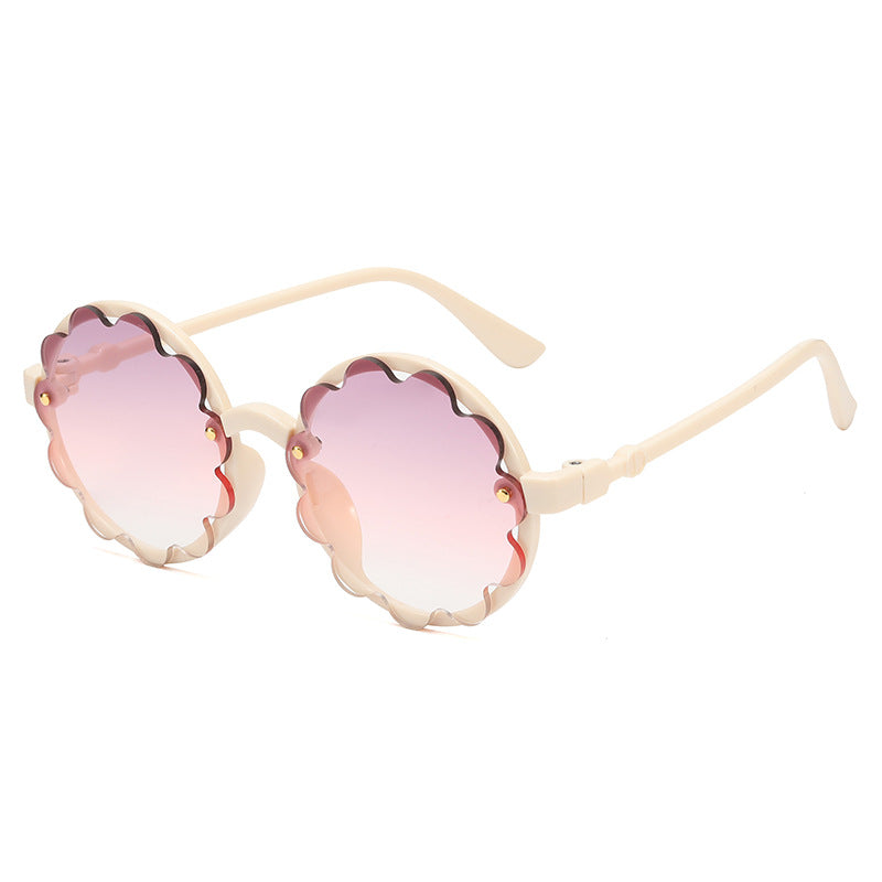 Damen verspielte Sonnenbrille mit floralem Design Brehn