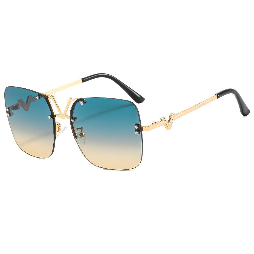 Damen modische Sonnenbrille im stilvollen quadratischen Design Brehn