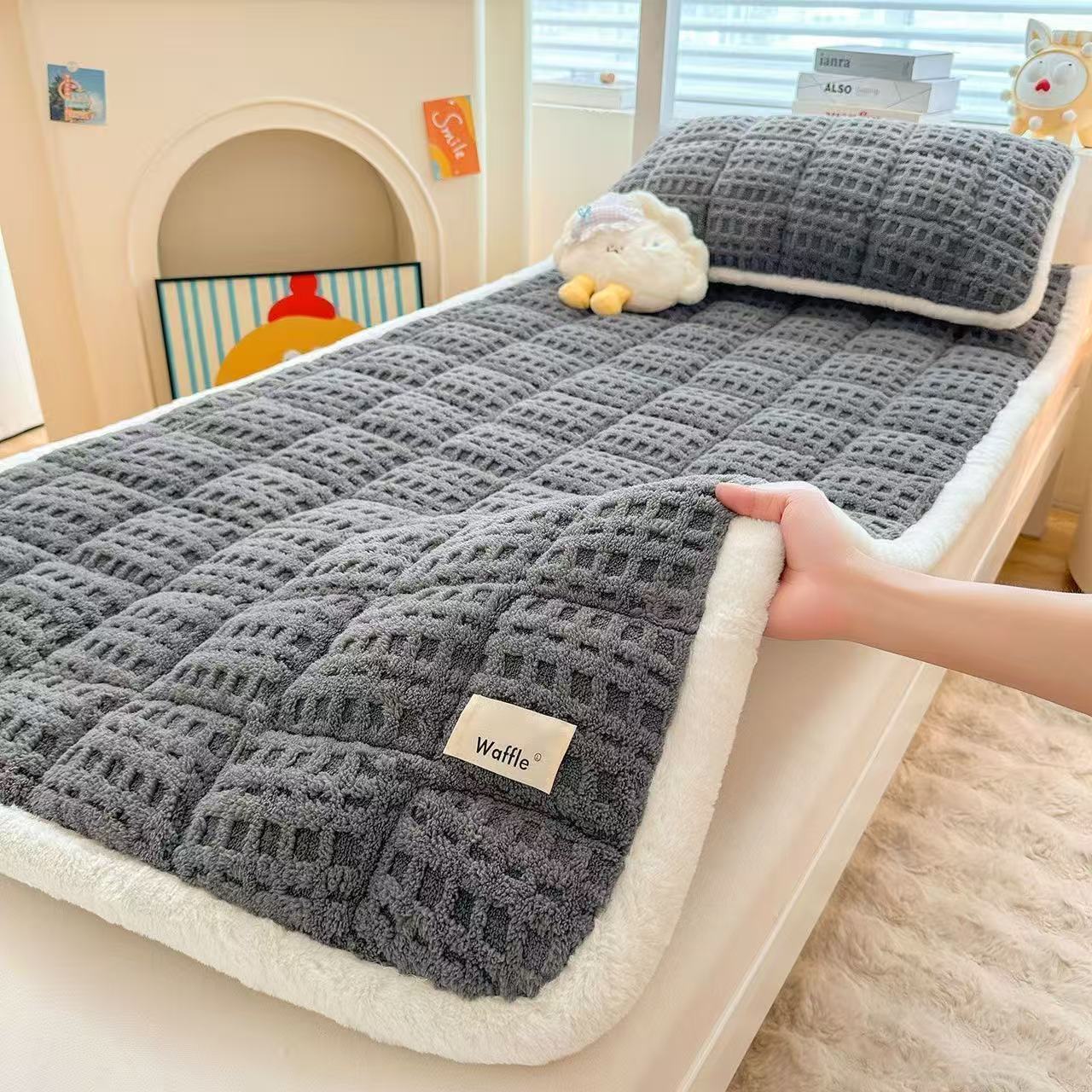 Damen Kuschelige Waffel-Decke Brehn