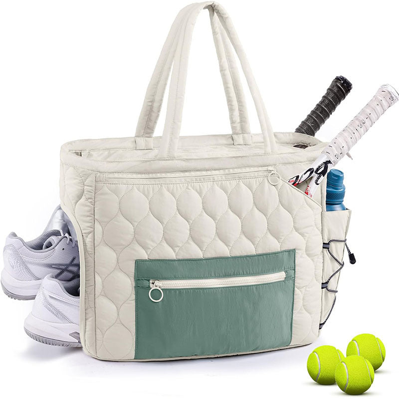 Sportliche Quilt-Tasche mit Separatem Schuhfach und Fächern Für Zubehör Brehn
