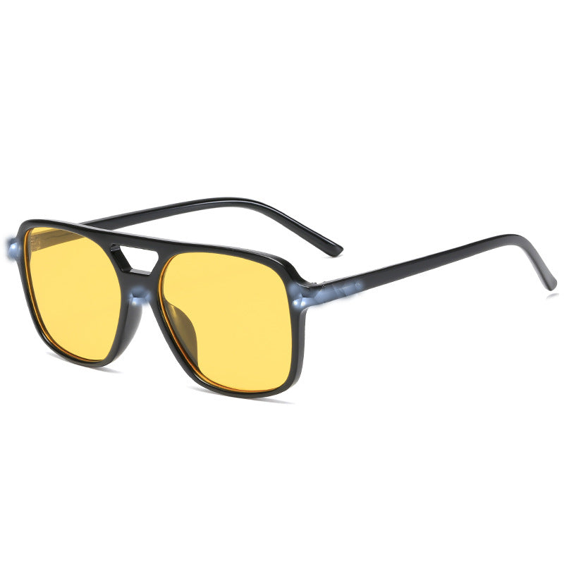 Damen modische rechteckige Brille mit stylischem Rahmen Brehn