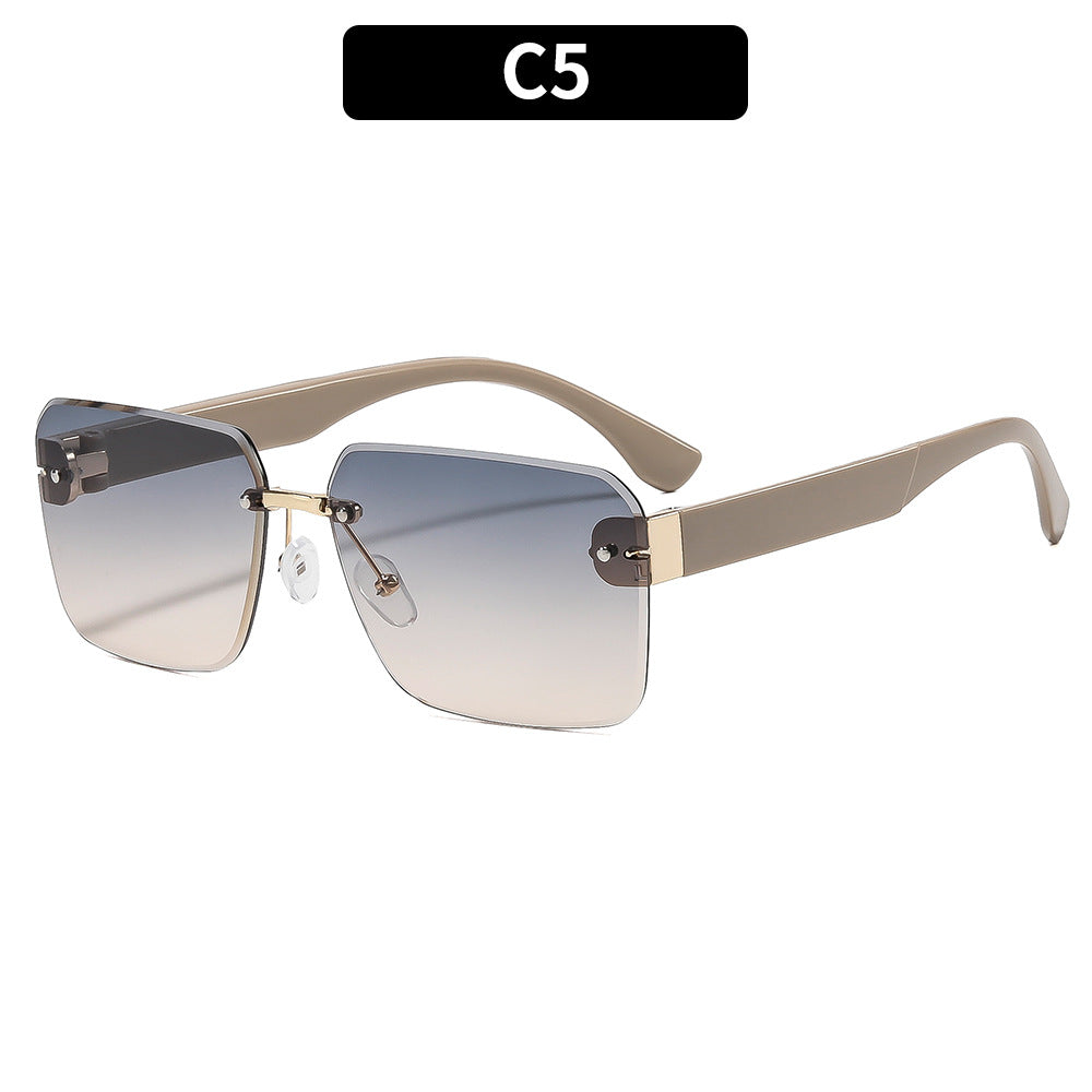 Elegante moderne quadratische Sonnenbrille