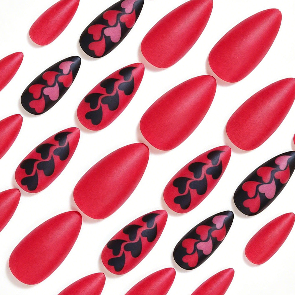 Herz Muster Nagelkunst Set Brehn