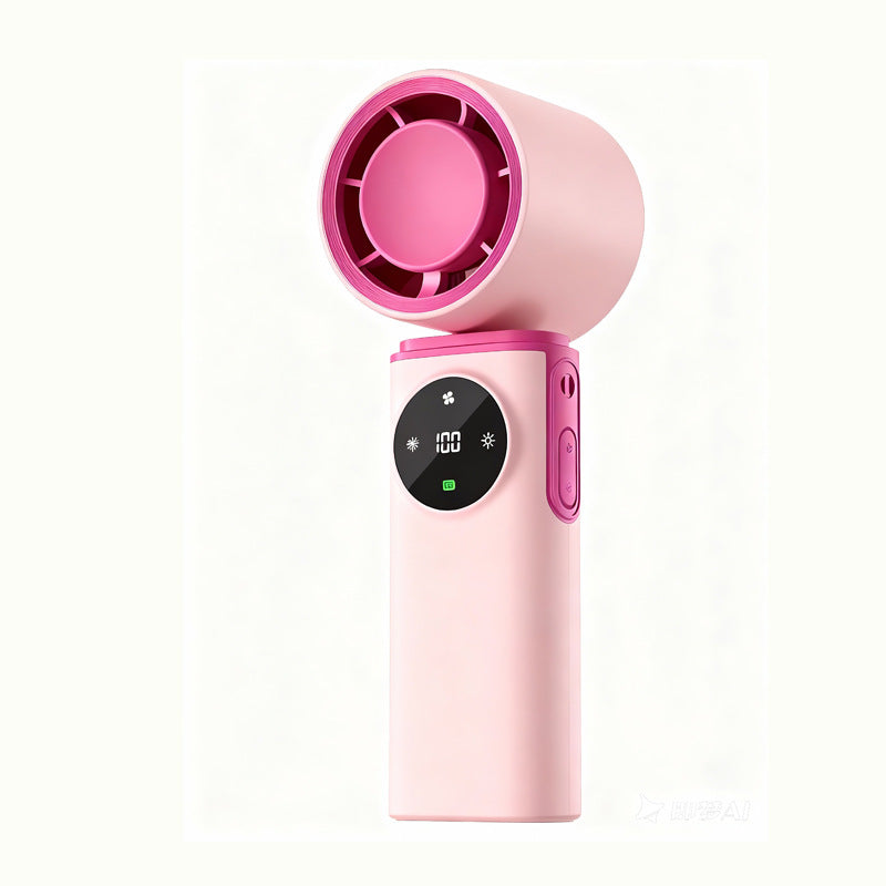Damen tragbarer USB-Mini-Ventilator mit LED-Display Brehn