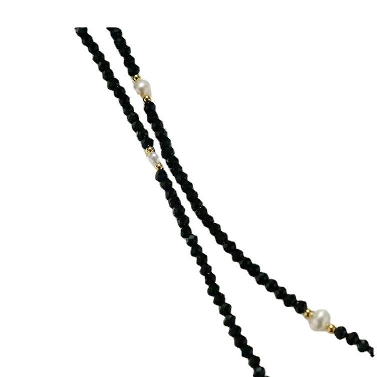 Elegante Perlen Brille Kette Brehn