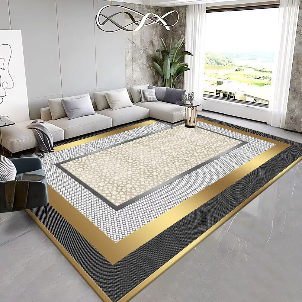 Luxuriöser geometrischer Teppich Brehn