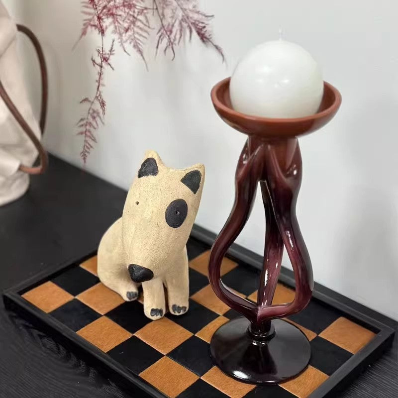 Elegante skulpturale Mittelstück