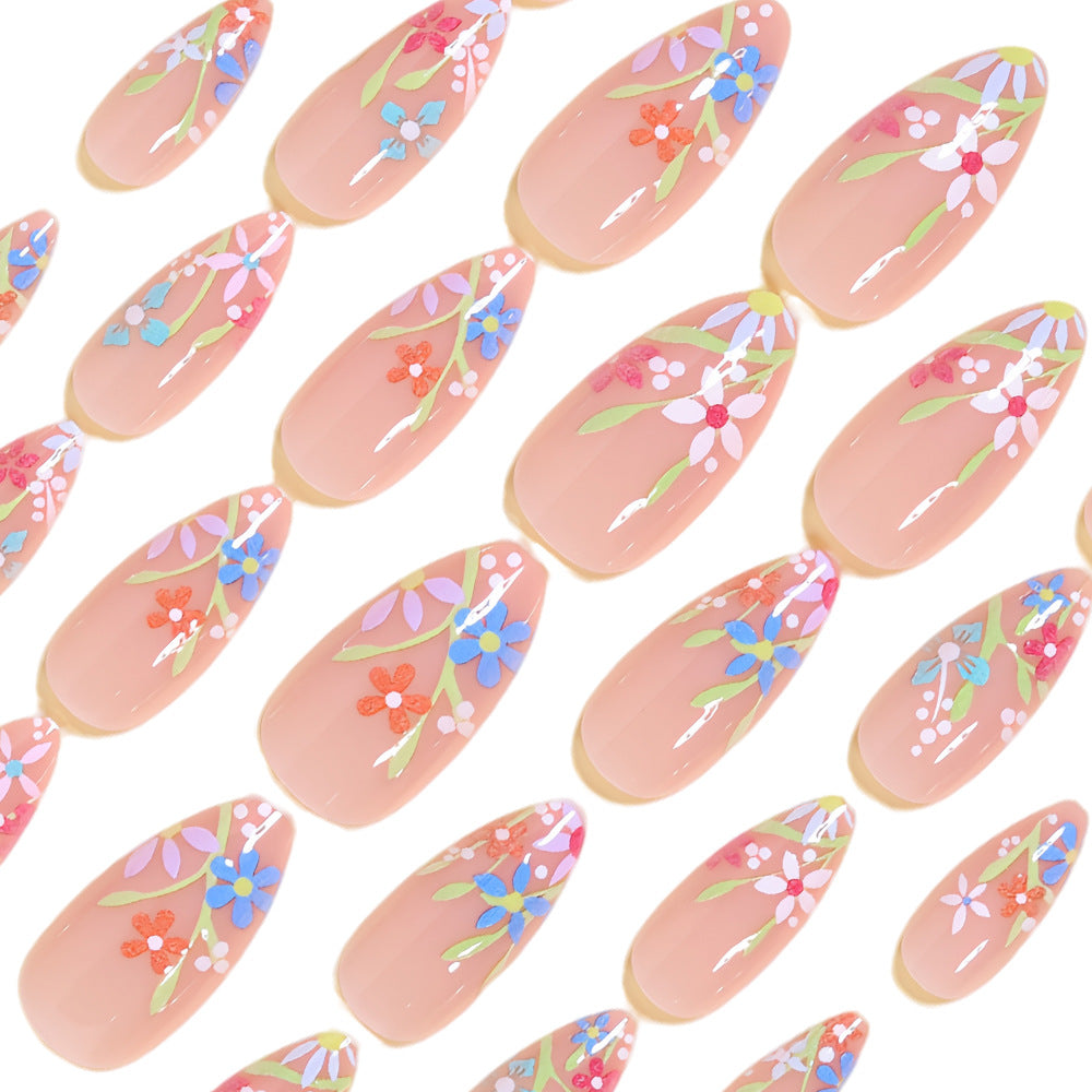 Künstlerisches Floral Nageldesign Kit Brehn