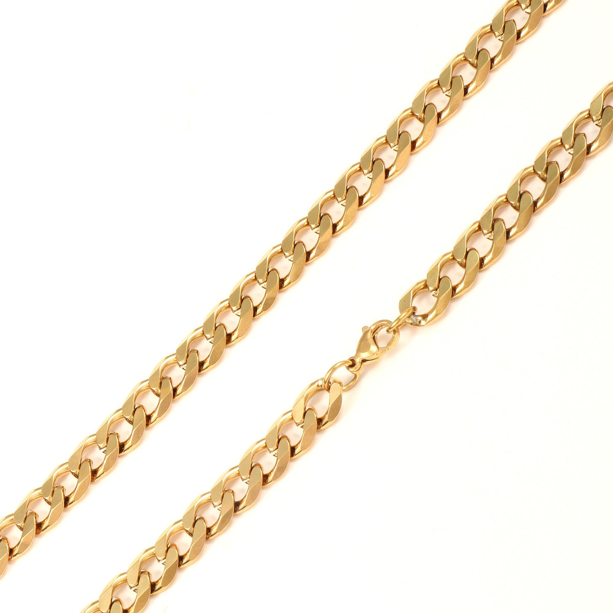 Fette Curb-Link-Kettenhalskette Brehn