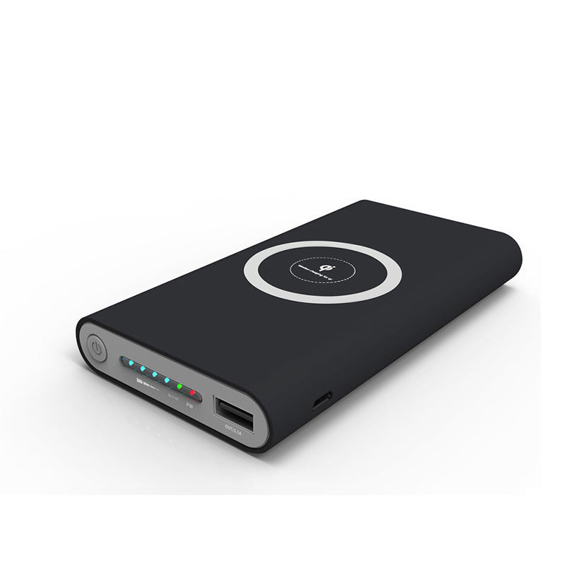 Powerbank mit kabelloser Ladefunktion und intelligenter Ladestandsanzeige Brehn