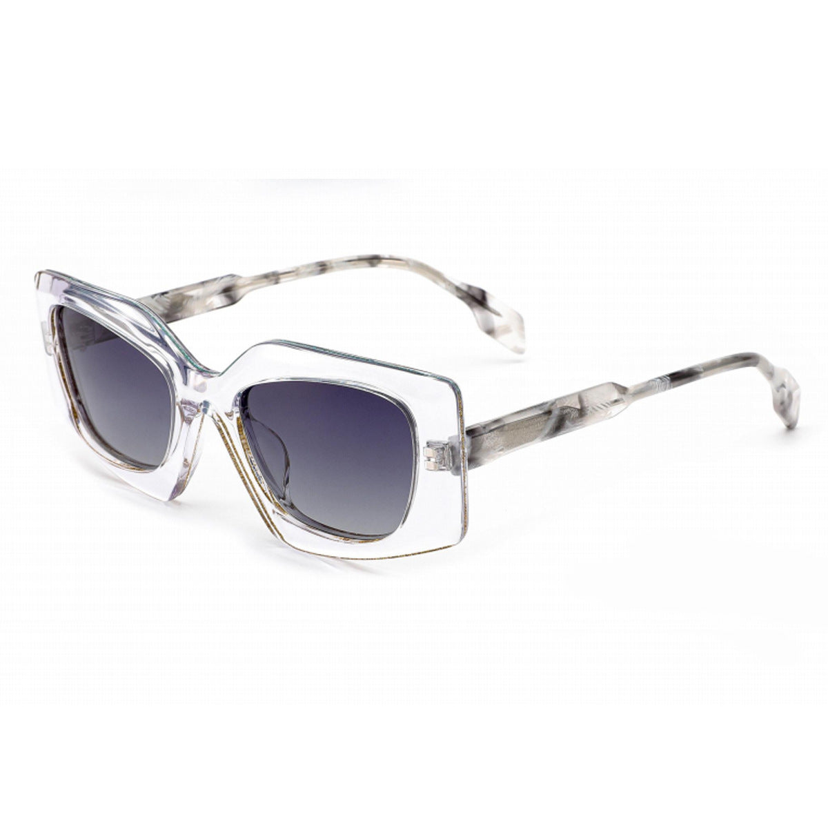 Damen modische Sonnenbrille im innovativen, facettenreichen Design Brehn