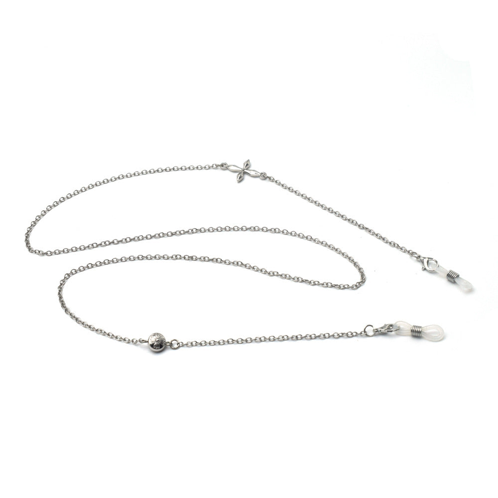Premium Silber Geschichtete Brillen Kette Brehn