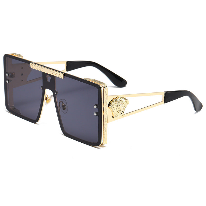 Damen oversized Luxus-Sonnenbrille mit filigranem Designelement Brehn