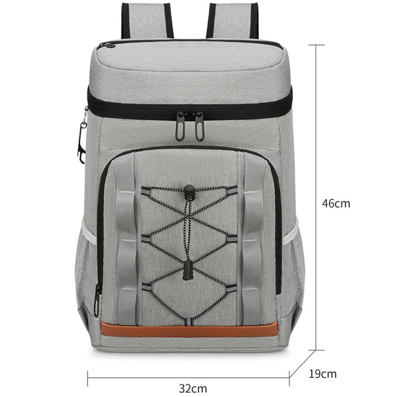 Unisex Isolierter Kühlrucksack mit Multifunktionalen Fächern Brehn