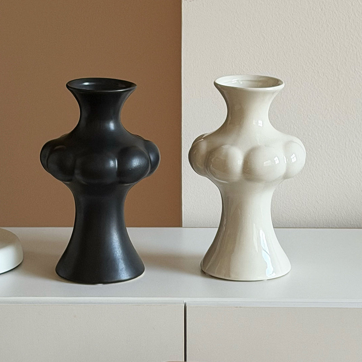 Skulpturale dekorative Vase