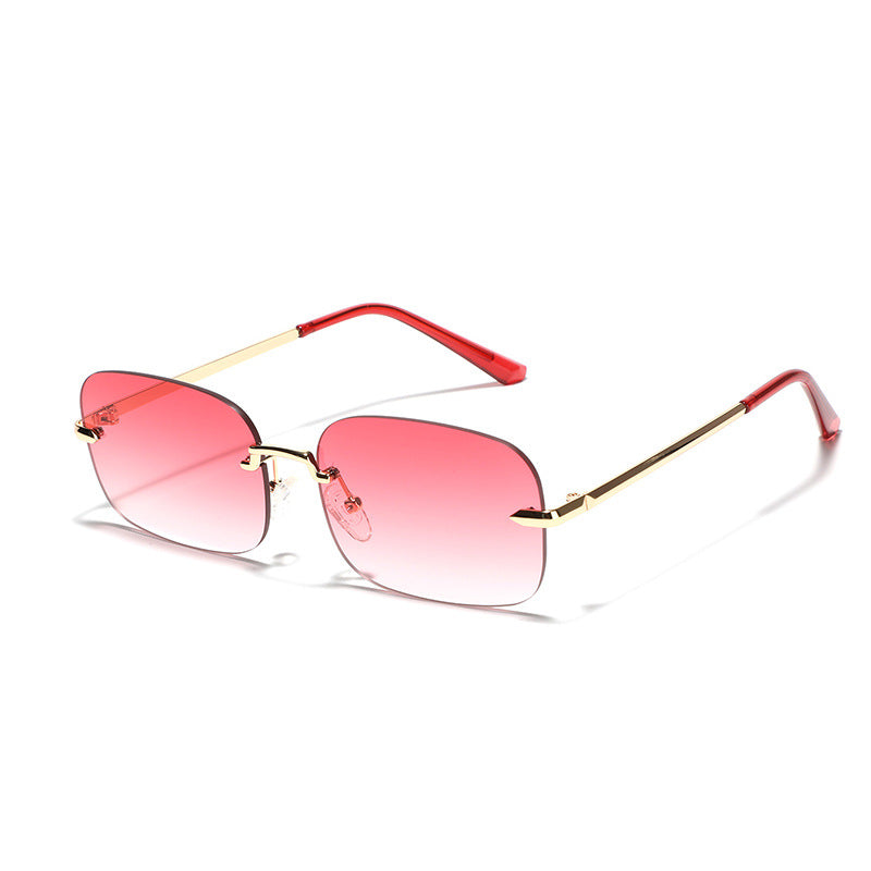 Damen Oversized Sonnenbrille mit filigranem Metallrahmen Brehn