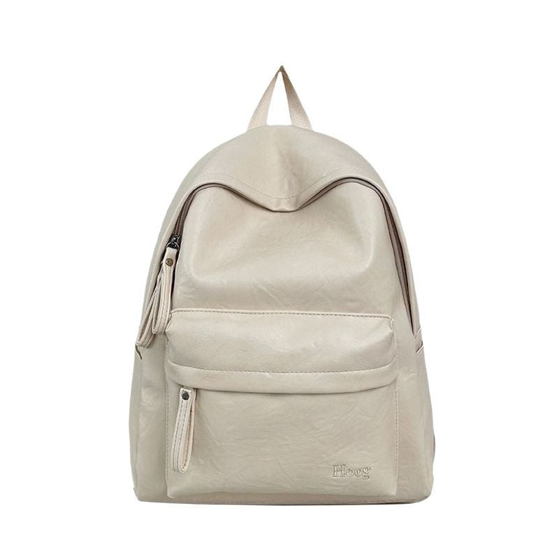 Lässiger Leder Rucksack Brehn