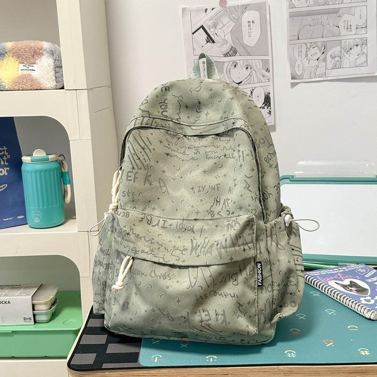 Künstlerischer Grafikdruck Rucksack Brehn