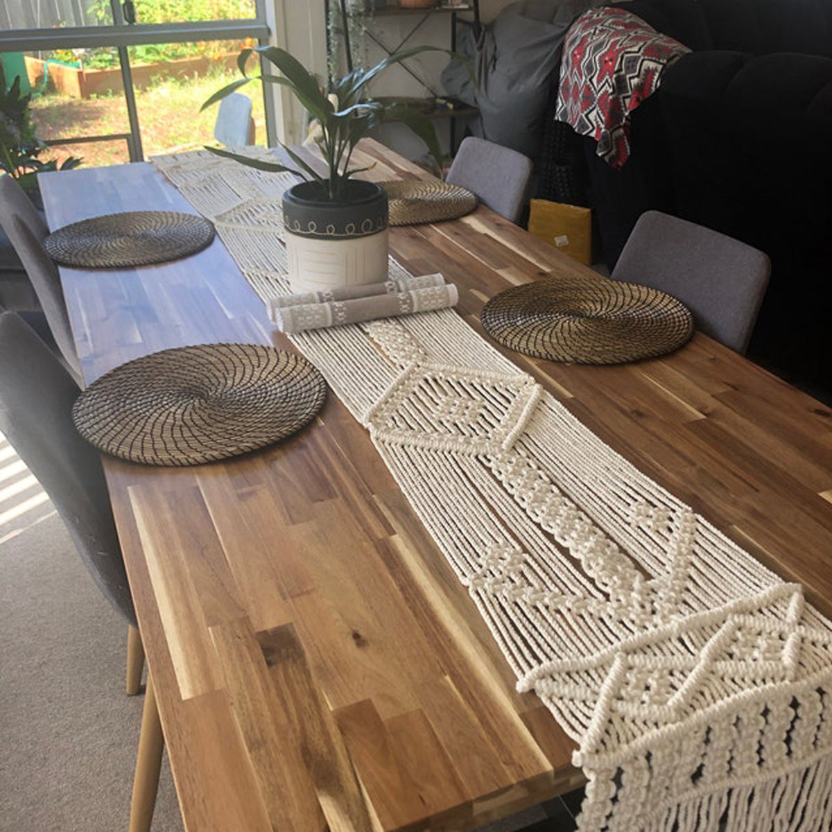 Macrame Tischläufer Brehn