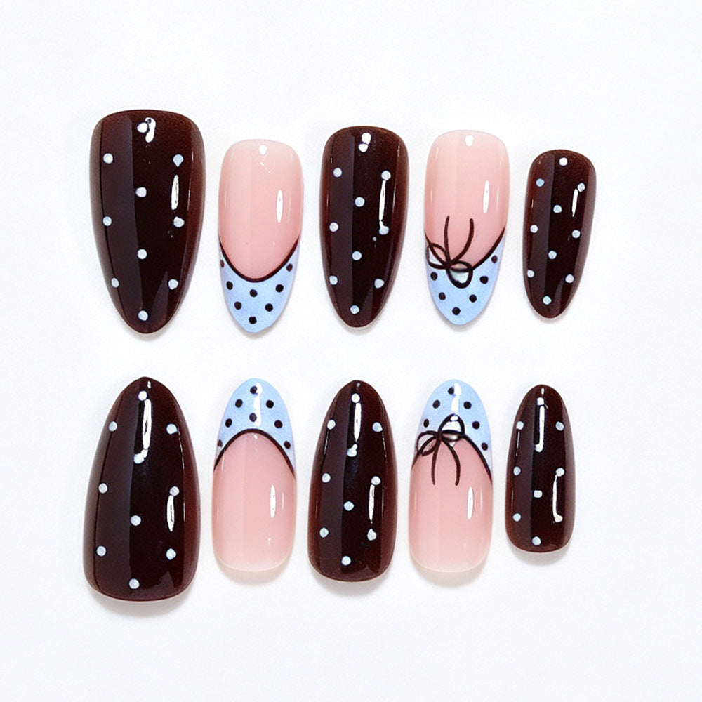 Verspieltes Pünktchen Press-On Nagelset Brehn
