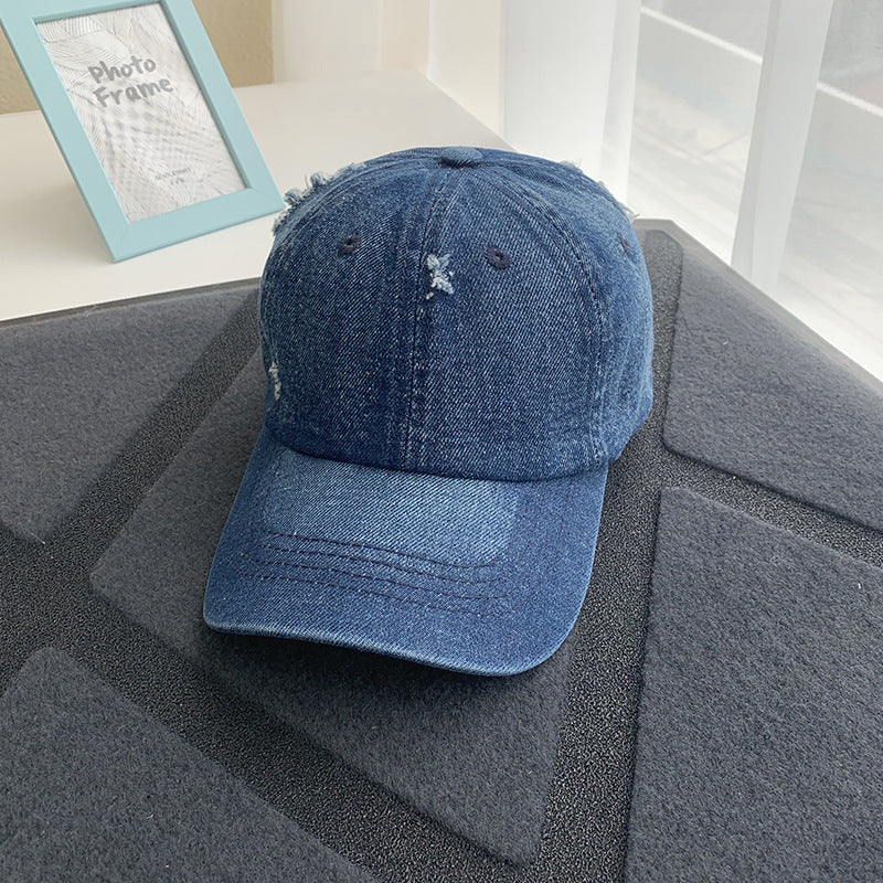 Damen Destroyed Denim Baseball Cap Brehn 1784084168