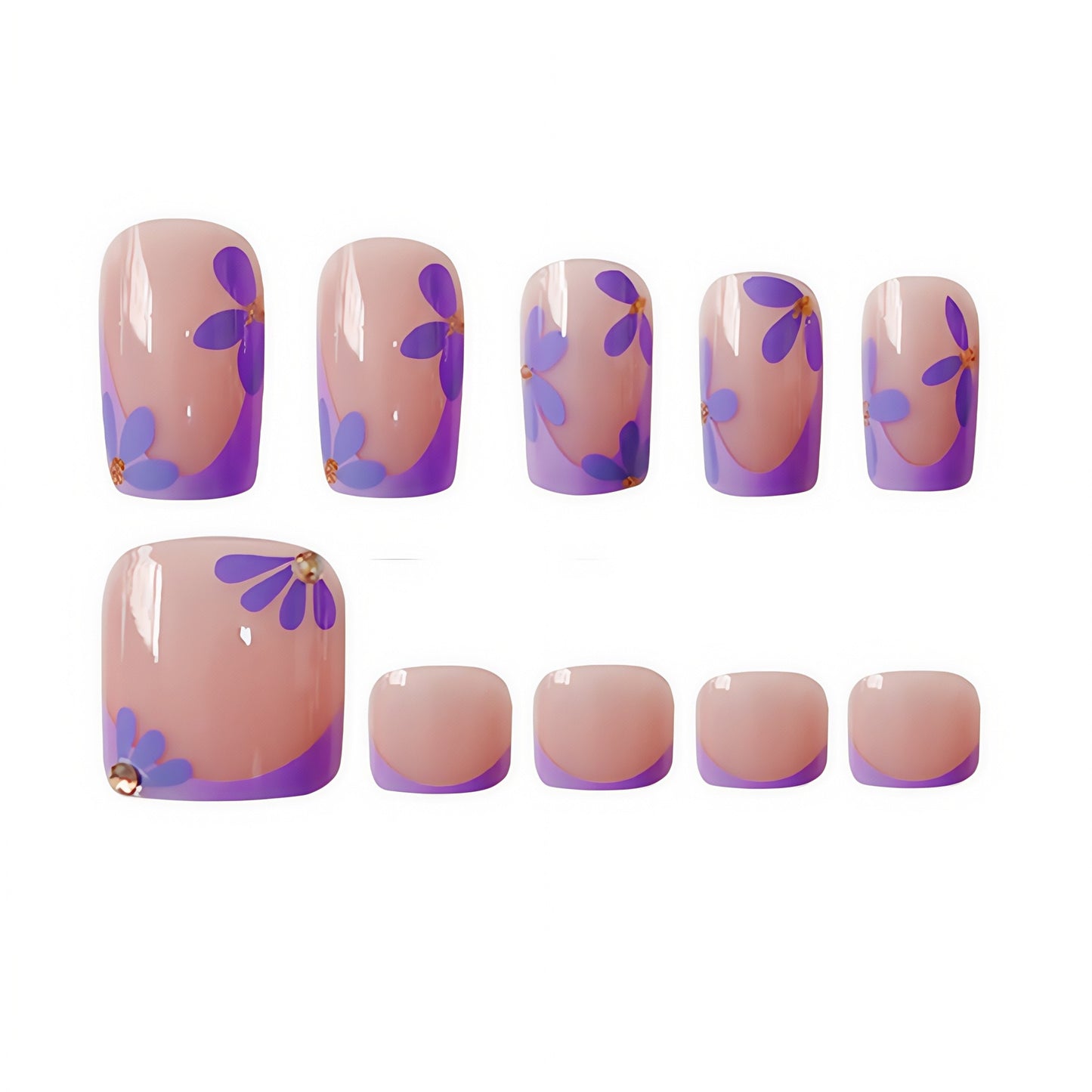 Künstlerische Französische Tipp Nagelkunst Verlängerungen Brehn