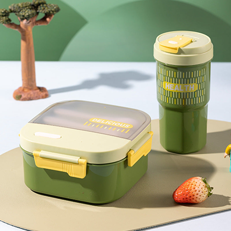 Vielseitige Auslaufsichere Lunchbox mit Besteck