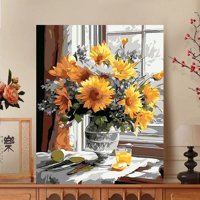 Floral Impressionist Leinwanddruck Brehn
