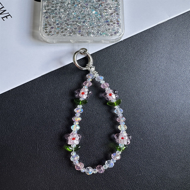 Floral Perlen Schlüsselanhänger Kette Brehn