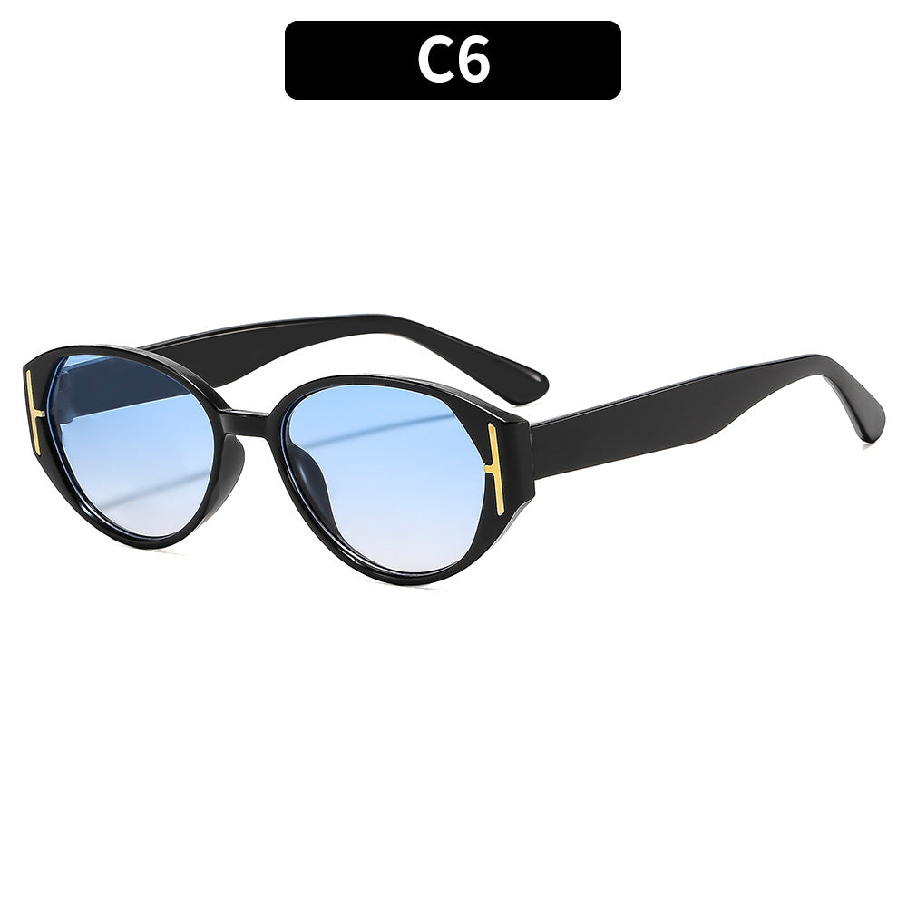 Schlanke Katzenaugen-Sonnenbrille