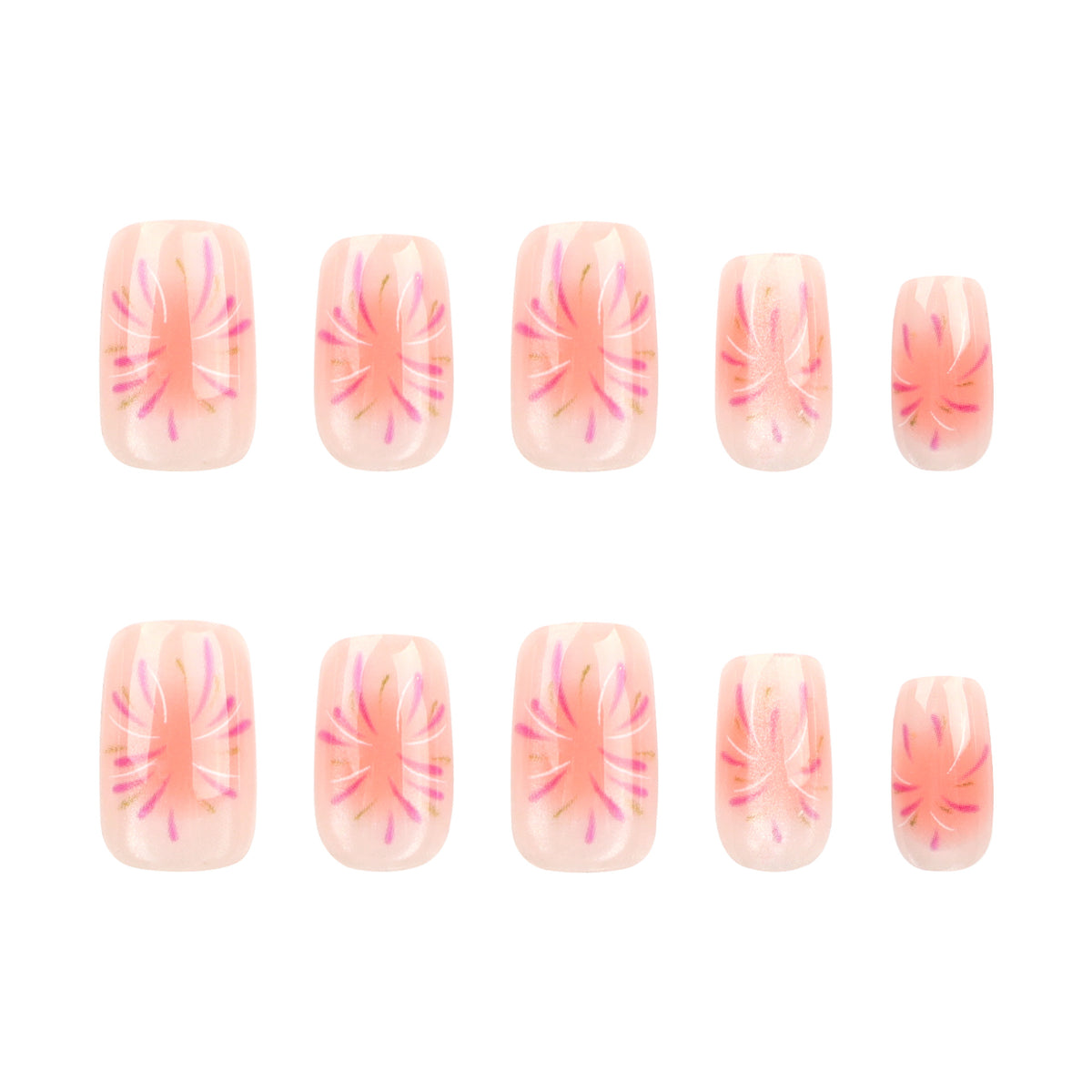 Künstliche Nagelkunst mit funkelnden Akzenten und spezieller Gestaltung Brehn
