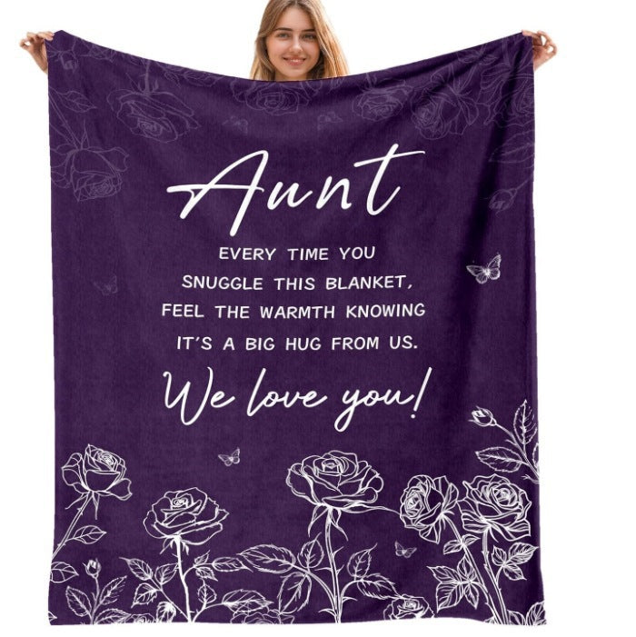 Sentimentale Nachricht Wurfdecke
