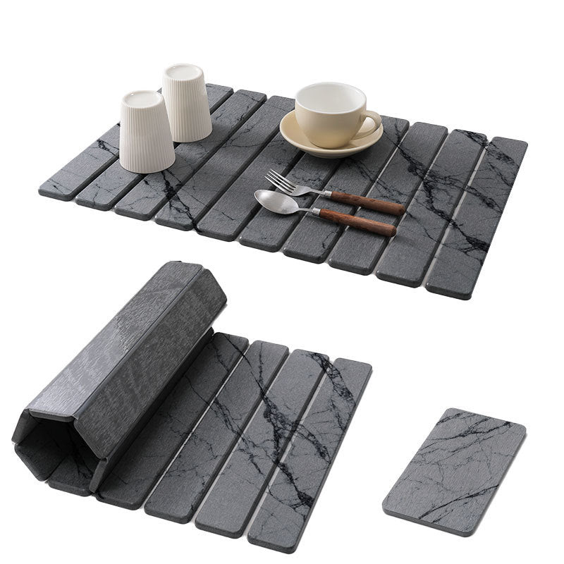 Elegante Marmor Design Küchenplatzsets