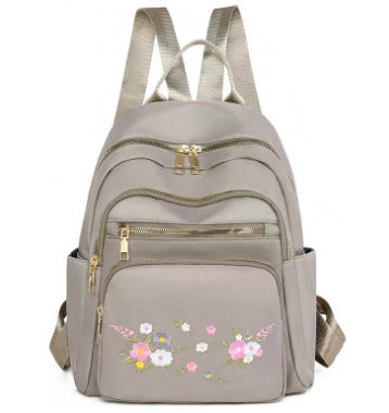 Frauen Floral Bestickter Rucksack Brehn