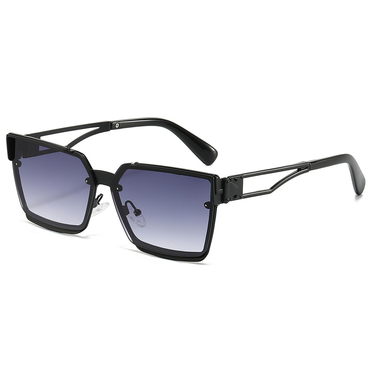 Damen stylische rechteckige Sonnenbrille Brehn