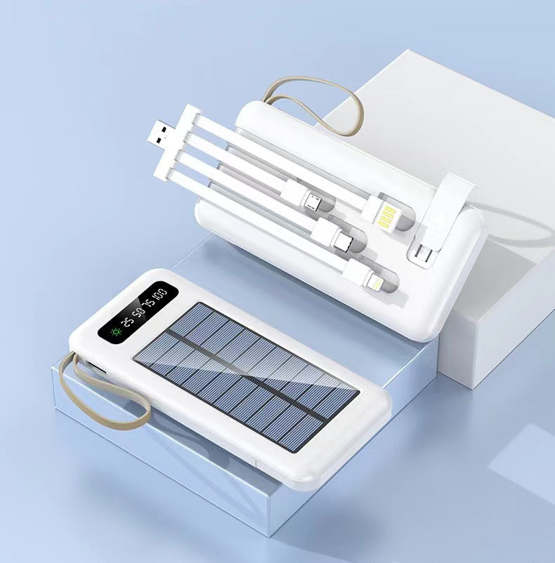 Tragbare Solar-Powerbank mit Schnellladefunktion Brehn