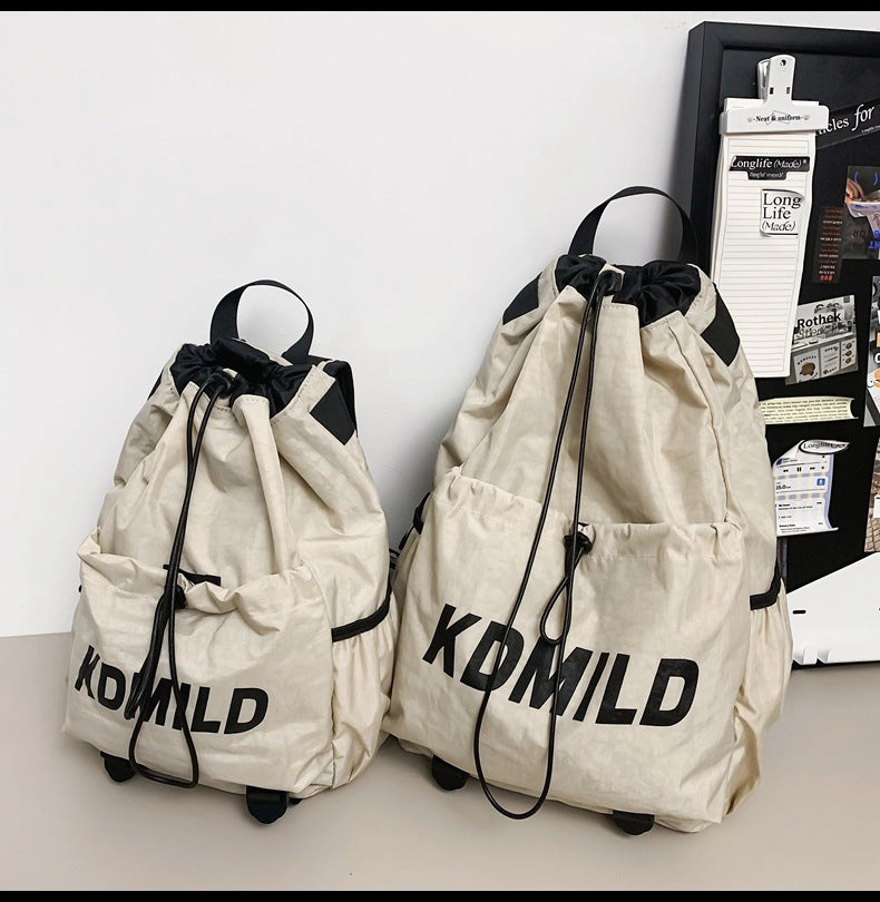 Leichtgewichtiger multifunktionaler Kordelzug-Rucksack