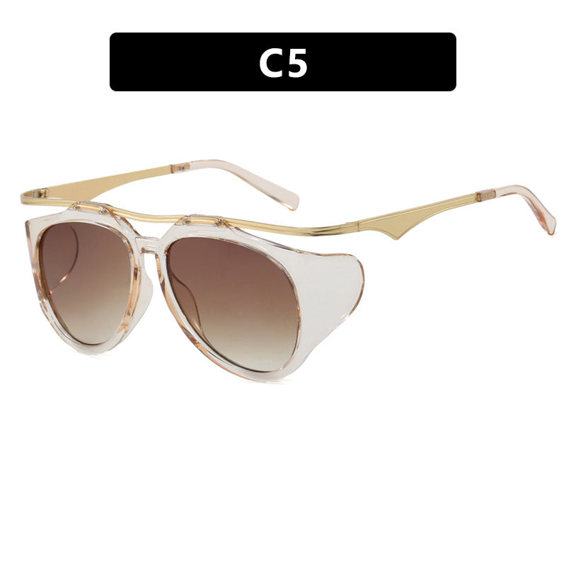 Damen Cat-Eye Sonnenbrille mit einzigartigem Design und schützenden Gläsern Brehn