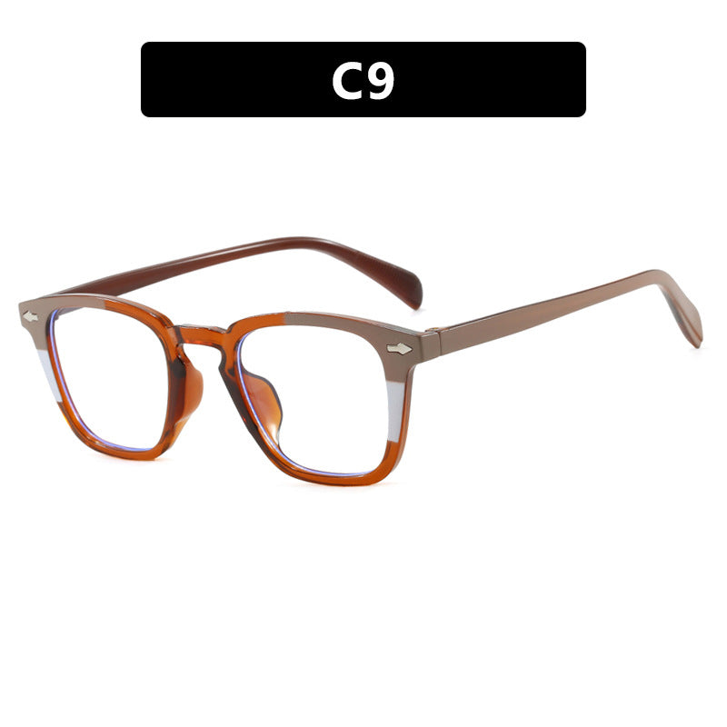 Damen moderne quadratische Sonnenbrille mit verspiegeltem UV-Schutz Brehn