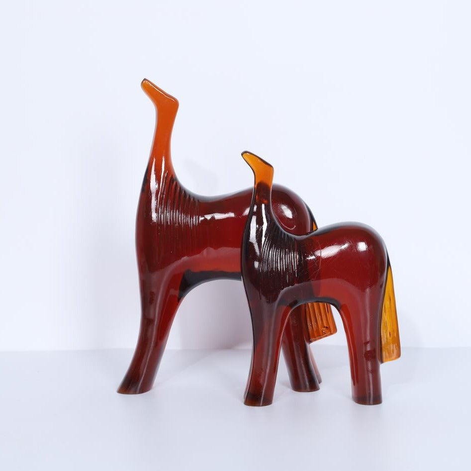 Künstlerische Glas Tierfiguren