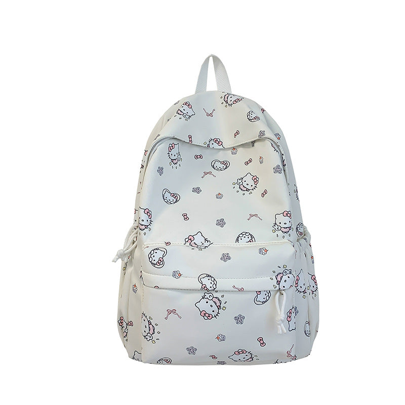 Niedlicher Cartoon-Charakter Druck Rucksack