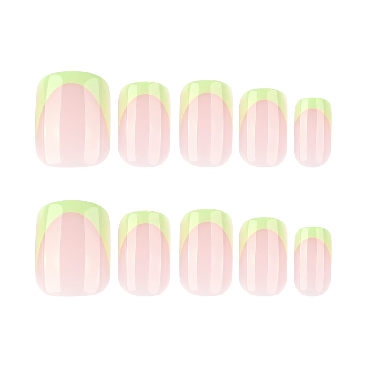 Elegante Nagelkunst mit Farbverlauf und Glitzerakzenten Brehn