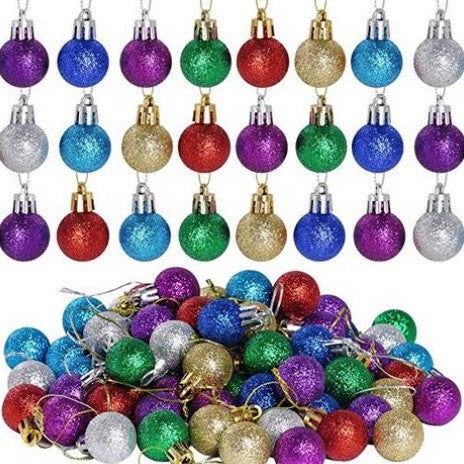 Glitzernde Weihnachtsornamente Brehn