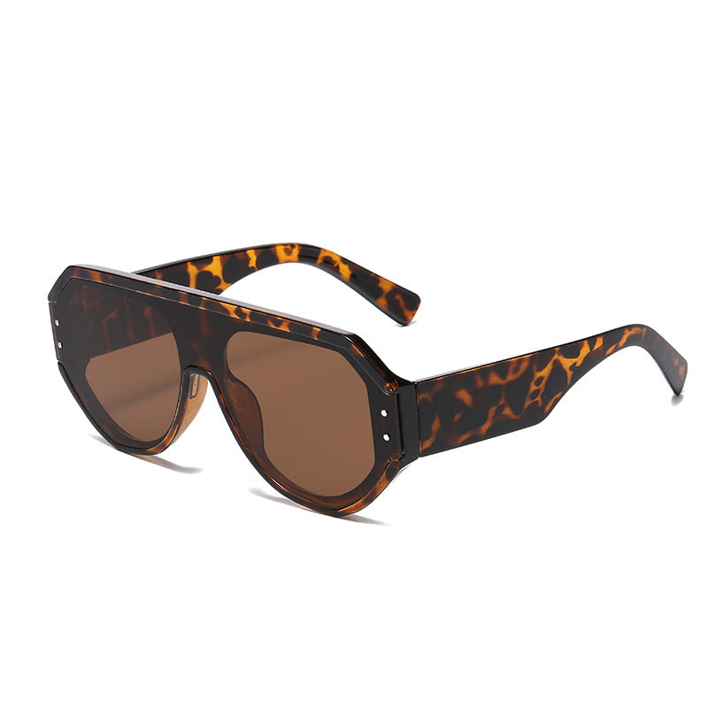 Herren Bold Frame Futuristic Sonnenbrillen Brehn