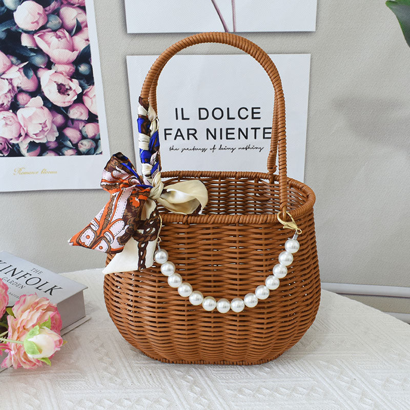 Elegante Handgefertigte Rattan Tragetasche Brehn