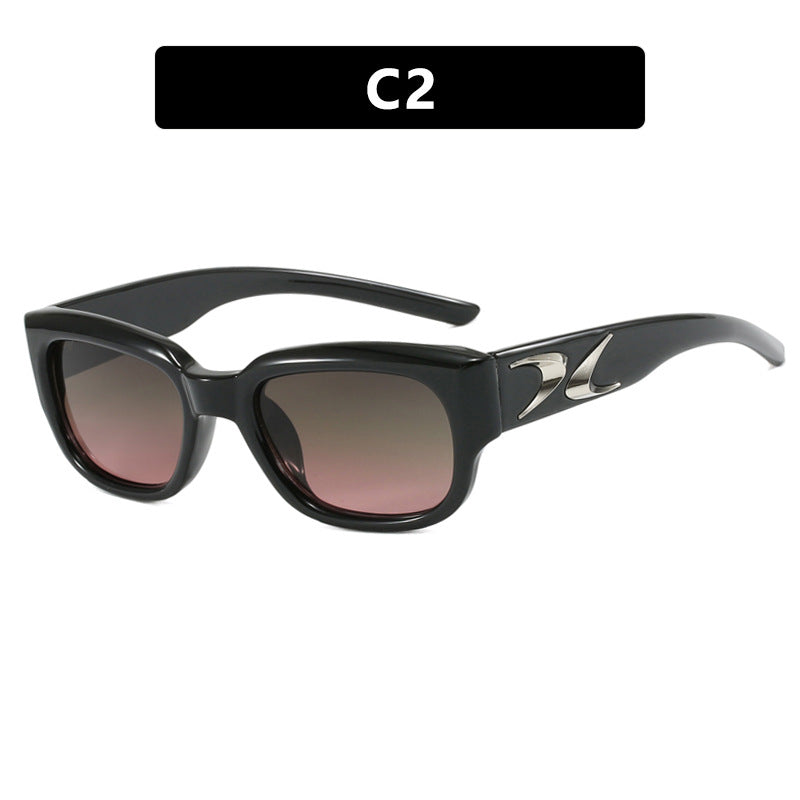 Damen stylische Sonnenbrille mit robustem Rahmen und UV-Schutz Brehn